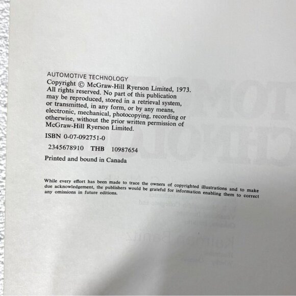 Vintage Automotive Technology Hardcover Book - Picture 5 of 15